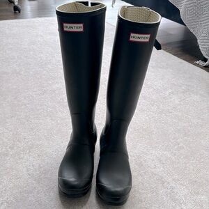 Hunter adjustable tall rain boots